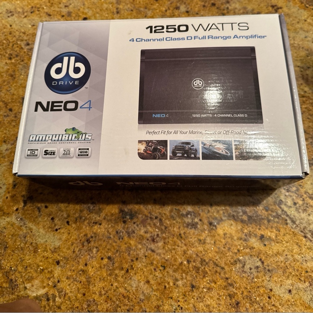SOLD!!  DB Drive Neo 4 4 Channel Class D Full Range Amplifier 1250 Watts